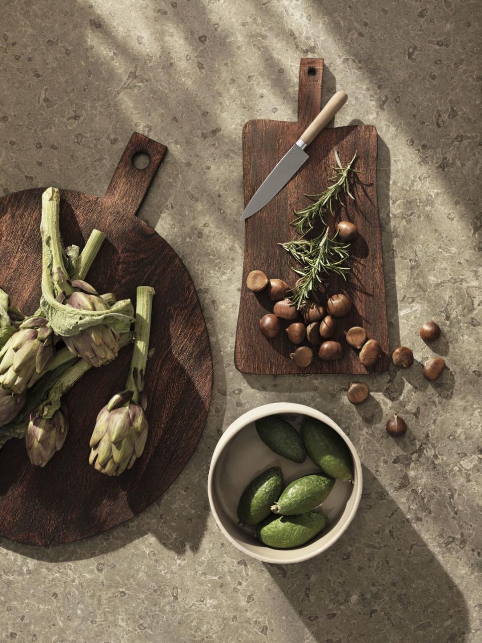 <p>Get set for summer with H&M Home's beautiful wooden serving boards — perfect to show off at a dinner party.</p><p>'Our cutting boards are made with FSC certified Acacia wood,' explain H&M Home. 'This type of wood is well-known for its hardness and the grain can vary between straight and wavy patterns, while the shade of colour can range from light amber to a dark mahogany.'</p><p><a class="link " href="https://go.redirectingat.com?id=127X1599956&url=https%3A%2F%2Fwww2.hm.com%2Fen_gb%2Fhome.html&sref=https%3A%2F%2Fwww.housebeautiful.com%2Fuk%2Flifestyle%2Fshopping%2Fg36671419%2Fhandm-home-love-of-craft-collection-artisans%2F" rel="nofollow noopener" target="_blank" data-ylk="slk:COMING SOON;elm:context_link;itc:0;sec:content-canvas">COMING SOON</a></p>