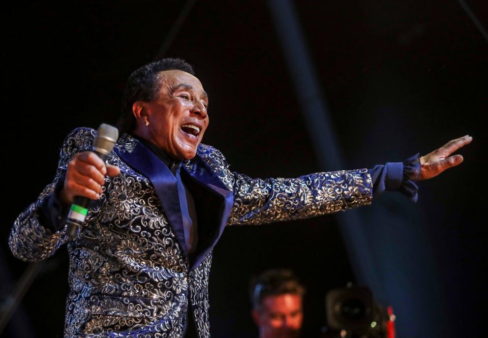 Motown legend Smokey Robinson stops at the Miller High Life Theatre June 2.