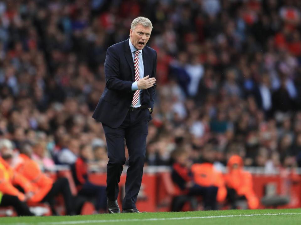 Moyes said he was proud of his players despite defeat - ad nauseum. All season. (Getty)