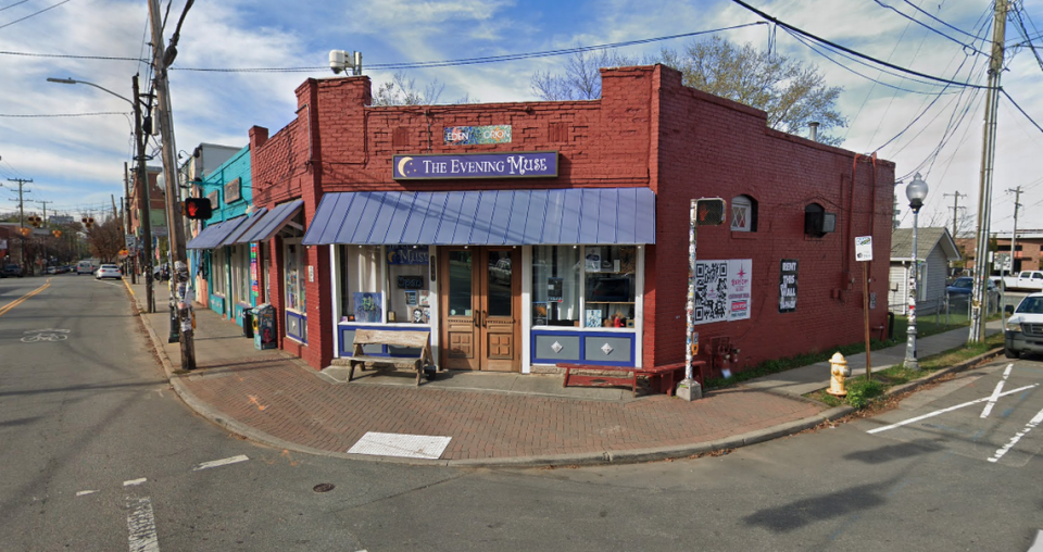 The Evening Muse in Charlotte’s NoDa neighborhood is a small venue, hosting intimate music shows.