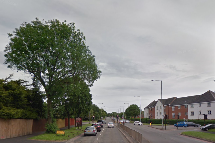 The incident happened in Wolverhampton Road, Oldbury (Google)