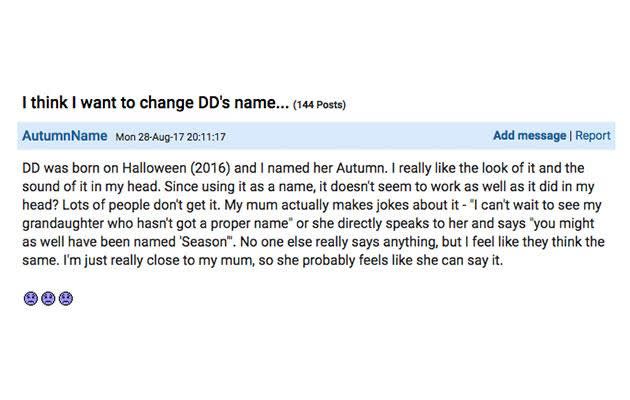 The woman's post attracted a deluge of responses. Photo: www.mumsnet.com