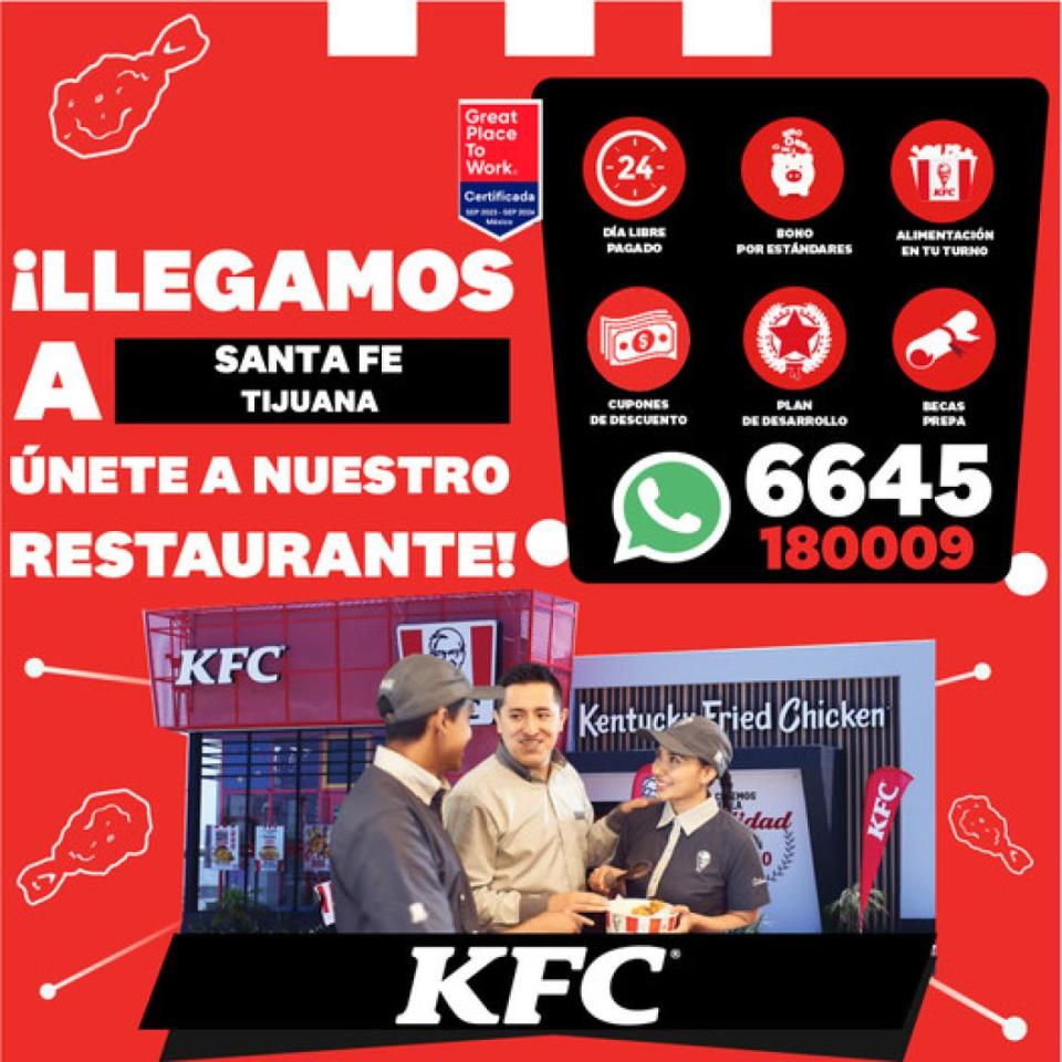 Empleo KFC MX Facebook