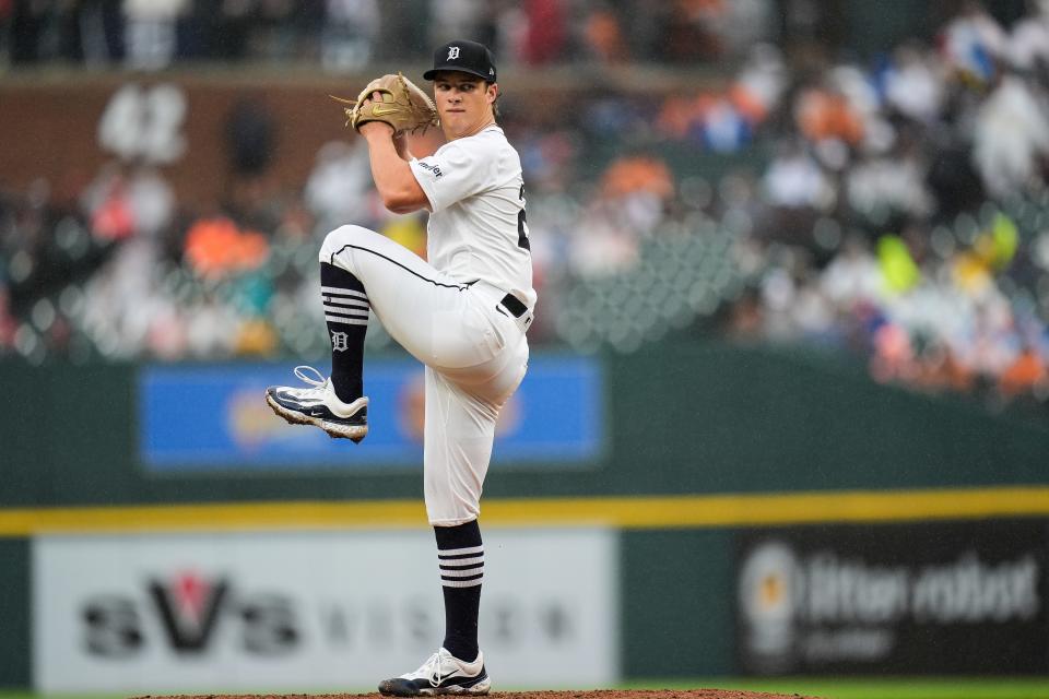 Detroit Tigers' Jackson Jobe records first MLB strikeout in 40 loss to