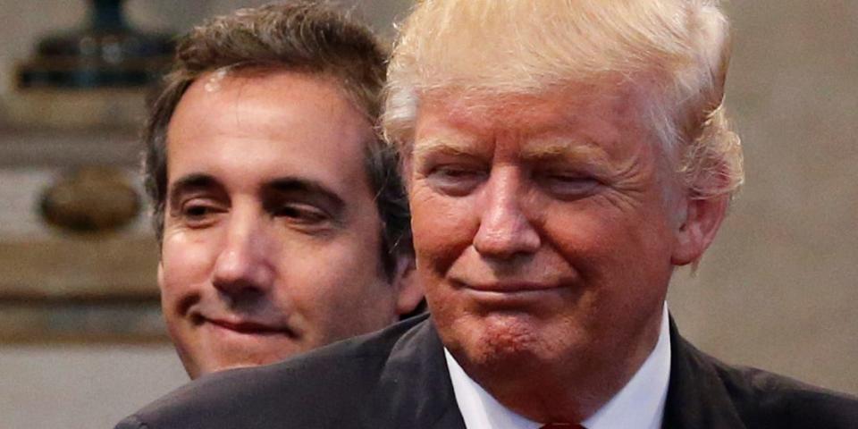 Michael Cohen and Donald Trump