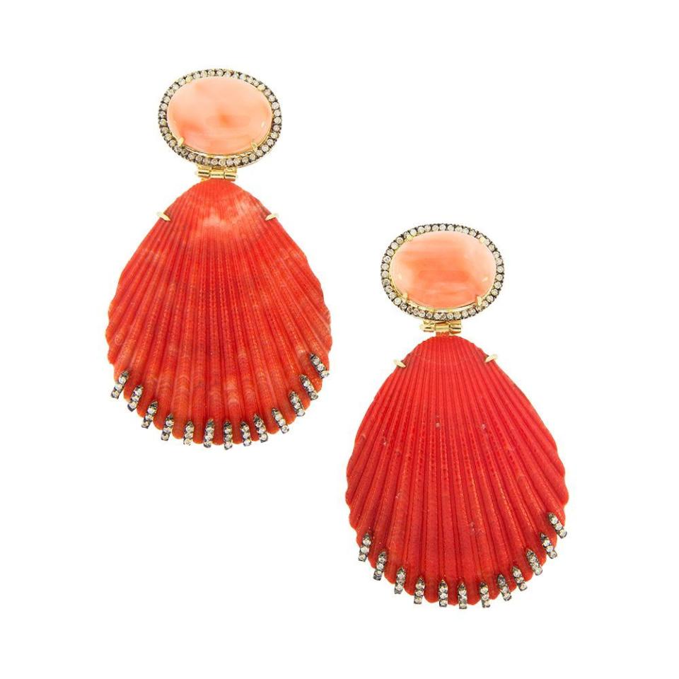 <p><a href="https://silviafurmanovich.com/collections/santa-fe/#santa-fe-orange-coral-earrings" rel="nofollow noopener" target="_blank" data-ylk="slk:Shop Now;elm:context_link;itc:0;sec:content-canvas" class="link ">Shop Now</a></p><p>Orange Coral Earrings</p><p>silviafurmanovich.com</p>