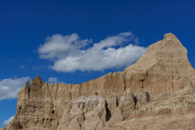 Badlands National Park, where temperatures have been around 100 degrees Fahrenheit this week. (Photo: ©Jamie A. MacDonald via Getty Images)