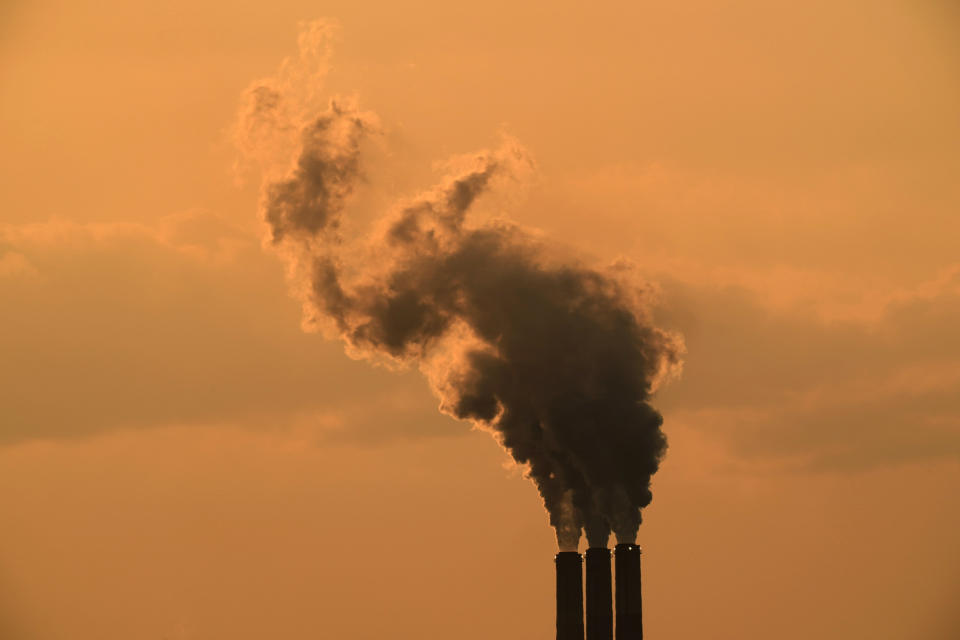 Image: Smokestacks (Charlie Riedel / AP file)