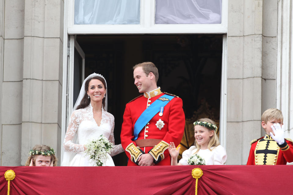 Kate Middleton at her royal wedding in 2011