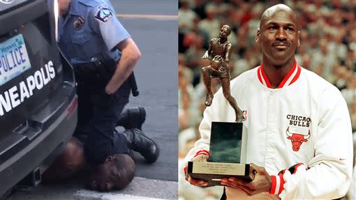 「籃球之神」Michael Jordan為Floyd死亡事件發聲。（圖／翻攝自推特）
