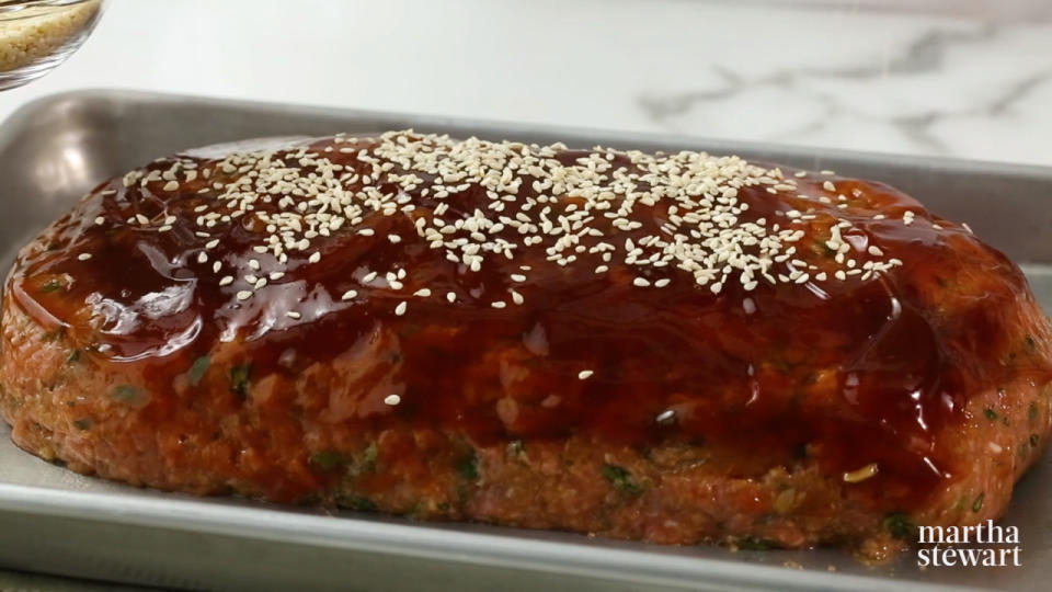 Turkey Meatloaf with Hoisin Glaze