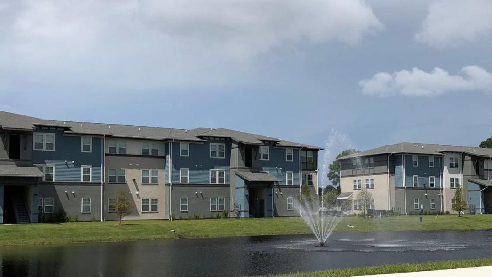 The Oaks at Lakeside, 3505 53rd Ave. E., shown 9/10/2021, is one of the newer affordable housing developments in the Bradenton area. Rent in the one-, two- and three-bedroom apartments varies based on the tenant’s income.