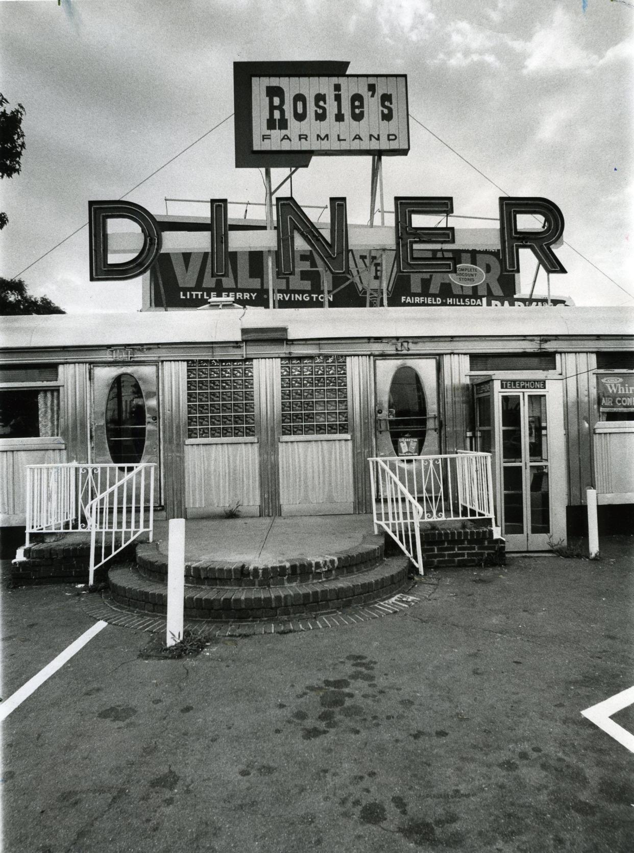 The front of Rosie's Diner in Little Ferry in July of 1973.