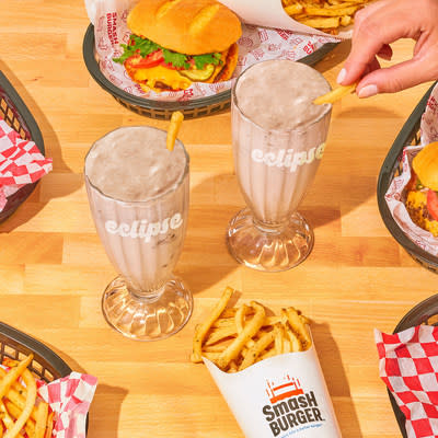 The plant-based milkshakes are now available for purchase in all Smashburger® locations nationwide.