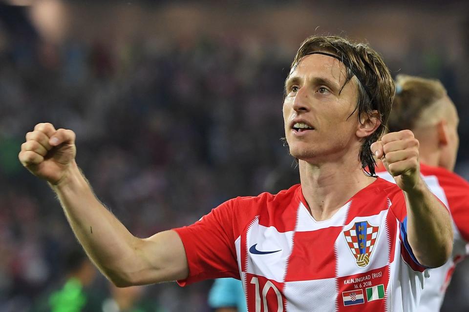 <p>The forehead barely-there band: wasn't good on Beckham in the nineties, wasn't good on uni girls that listened to a Klaxons album once in 2007, is most certainly not good now. Must do better, Luka Modric. Much much better.</p>