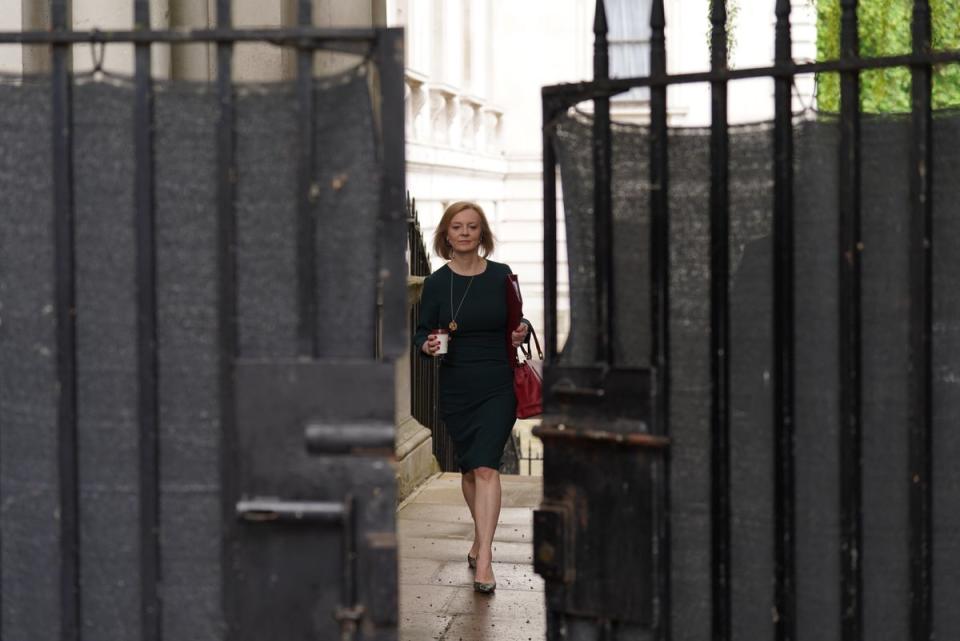 Foreign Secretary Liz Truss has accused Russia of ‘weaponising hunger’ and using food security as a ‘callous tool of war’ with its blockade of Ukrainian grain (Stefan Rousseau/PA) (PA Wire)