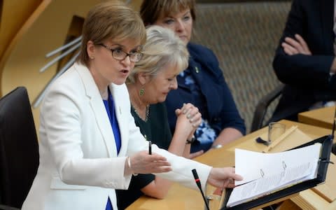 Scotland's First Minister Nicola Sturgeon - Credit:  Ken Jack/Corbis