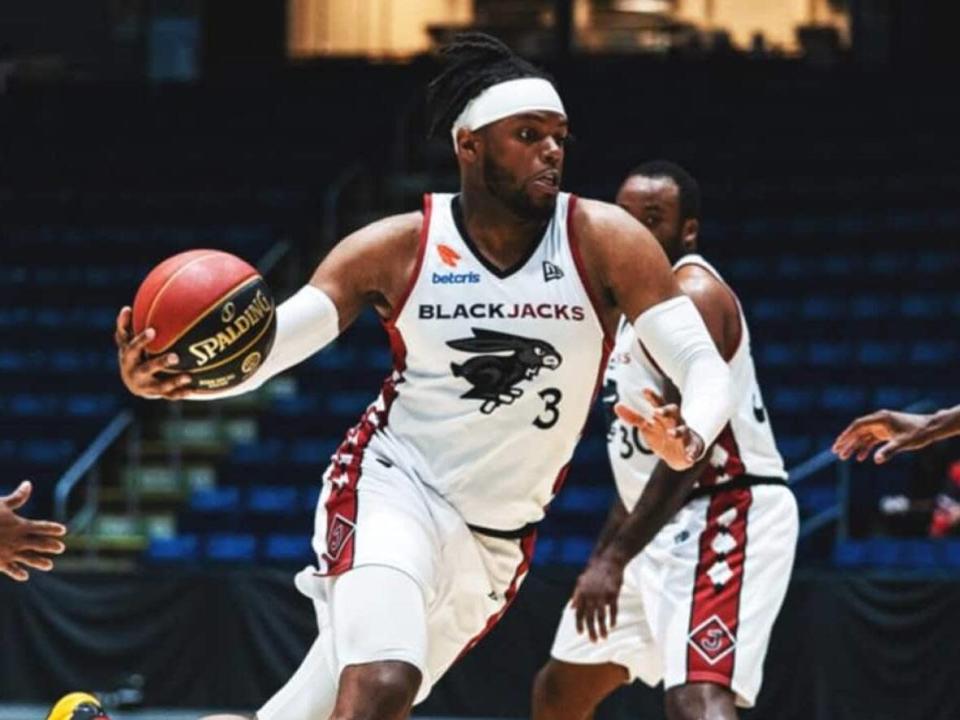 The Ottawa BlackJacks picked up their 1st home win of the 2022 season on Thursday. (CEBL - image credit)