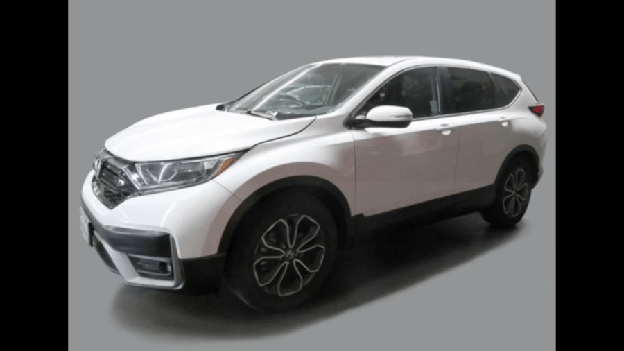 Stock photo of vehicle similar to the suspect's white 2021 Honda CRV that was used to transport Karla Terron's body from San Fernando to Bakersfield on Dec. 17, 2022. (Los Angeles County Sheriff's Department)