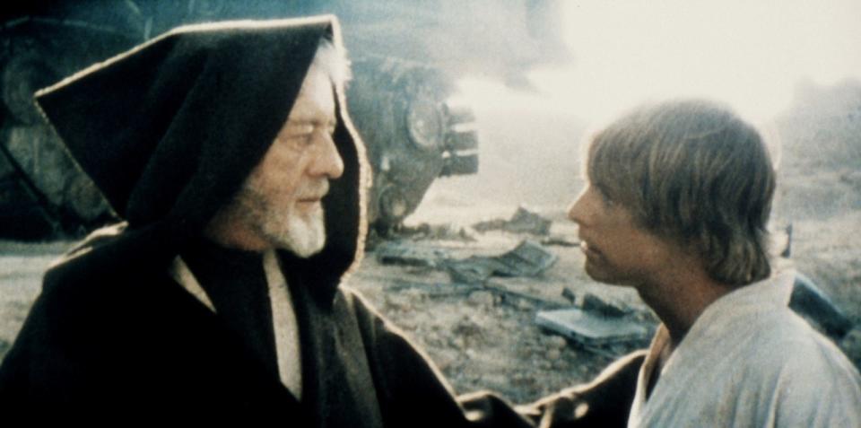 Mark Hamill war während der Dreharbeiten zu "Das Erwachen der Macht" genauso alt wie Alec Guinness beim Dreh zu "Episode IV - Eine neue Hoffnung": 63. (Bild: Lucasfilm LTD. & TM.)