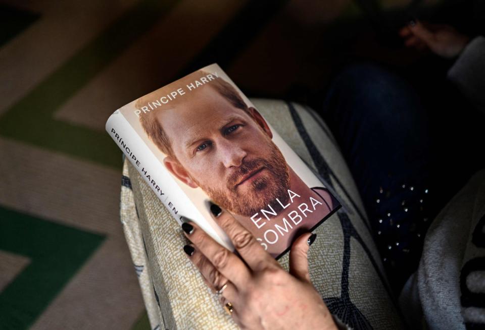 Prince Harry’s memoir accidentally released in Spain on Thursday (5 January) (AFP via Getty Images)