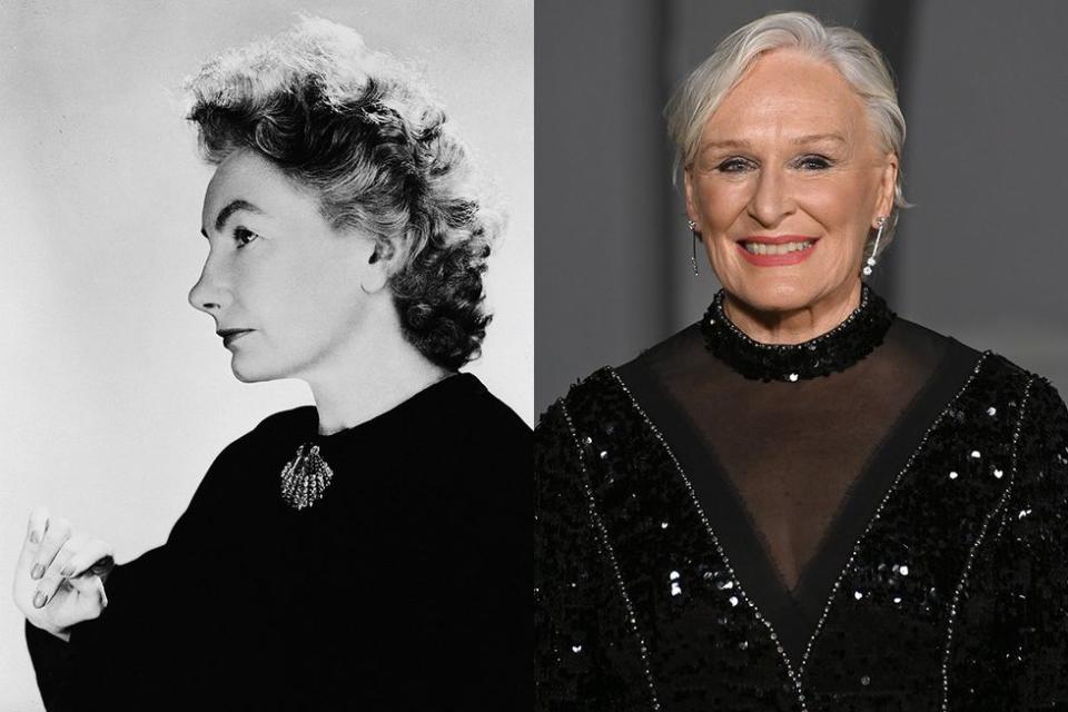 Photo Gallery New Look Apple TV plus Show Historical Characters Actors Carmel Snow Glenn Close