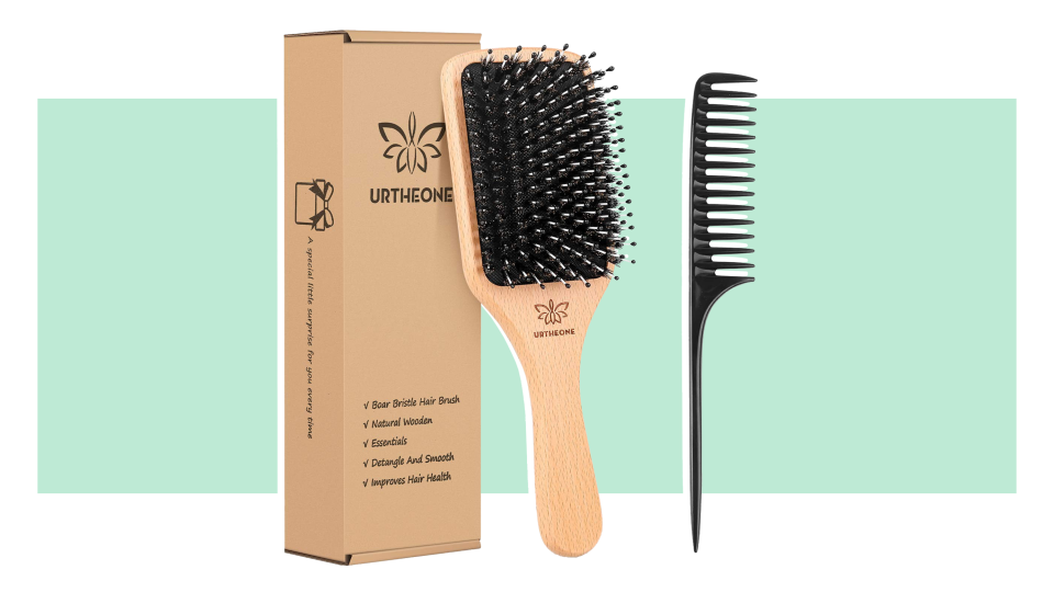 Move through tangles in a breeze with the UrTheOne hair brush.