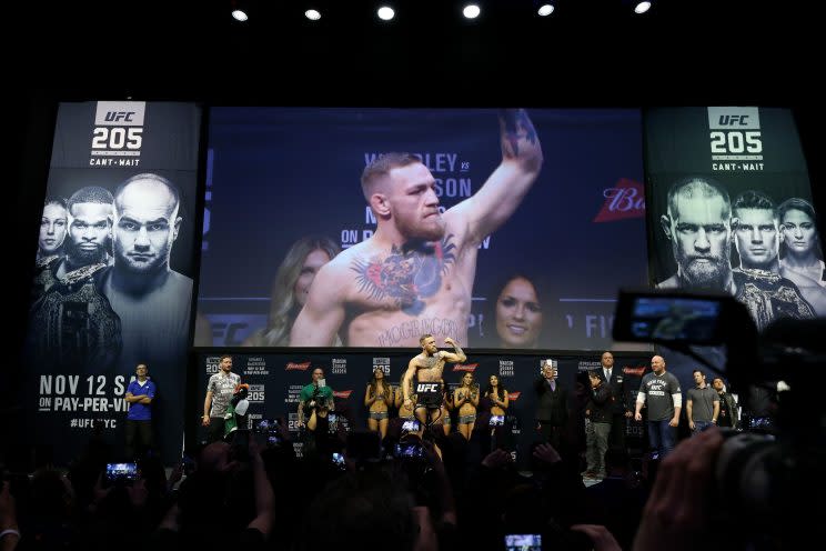 Floyd Mayweather y Conor McGregor se enfrentarán el 26 de agosto en Las Vegas. (Getty Images)