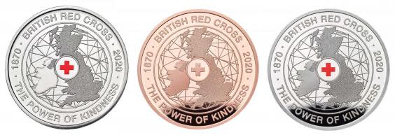 A commemorative coin was issued to 150 Red Cross staff and volunteers along with a letter from the Duchess of Cambridge (PA)