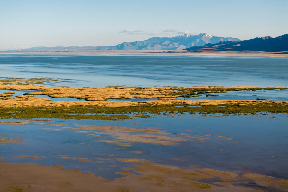 shores of the Great Salt Lake near Syracuse 