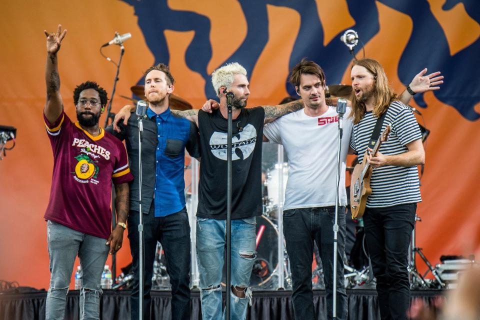 Los Angeles pop-rock group Maroon 5 will play in the prestigious half-time slot this year