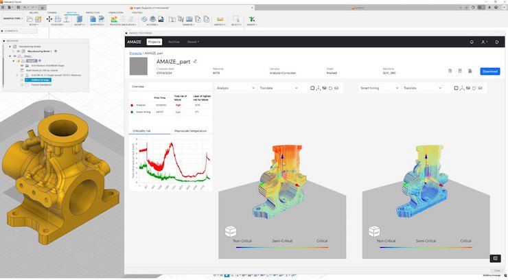 AMAIZE  1000 Kelvin inteligencia artificial impresión 3D