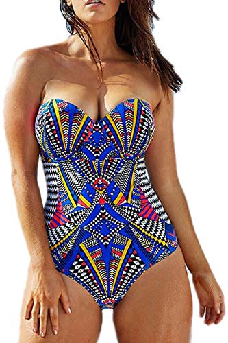 11) American Trends  Printed One-Piece Swimsuit