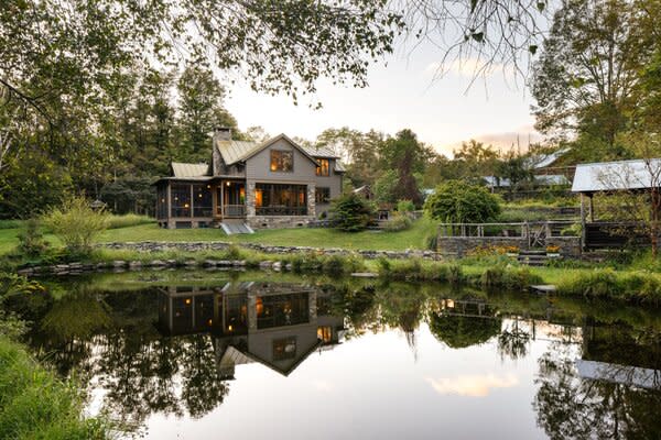 165 Hill Road in Accord, New York, is currently listed for $4,250,000 by the Upstate Curious Team at Compass, including Bree Chambers, Megan Brenn-White and Diana Polack.