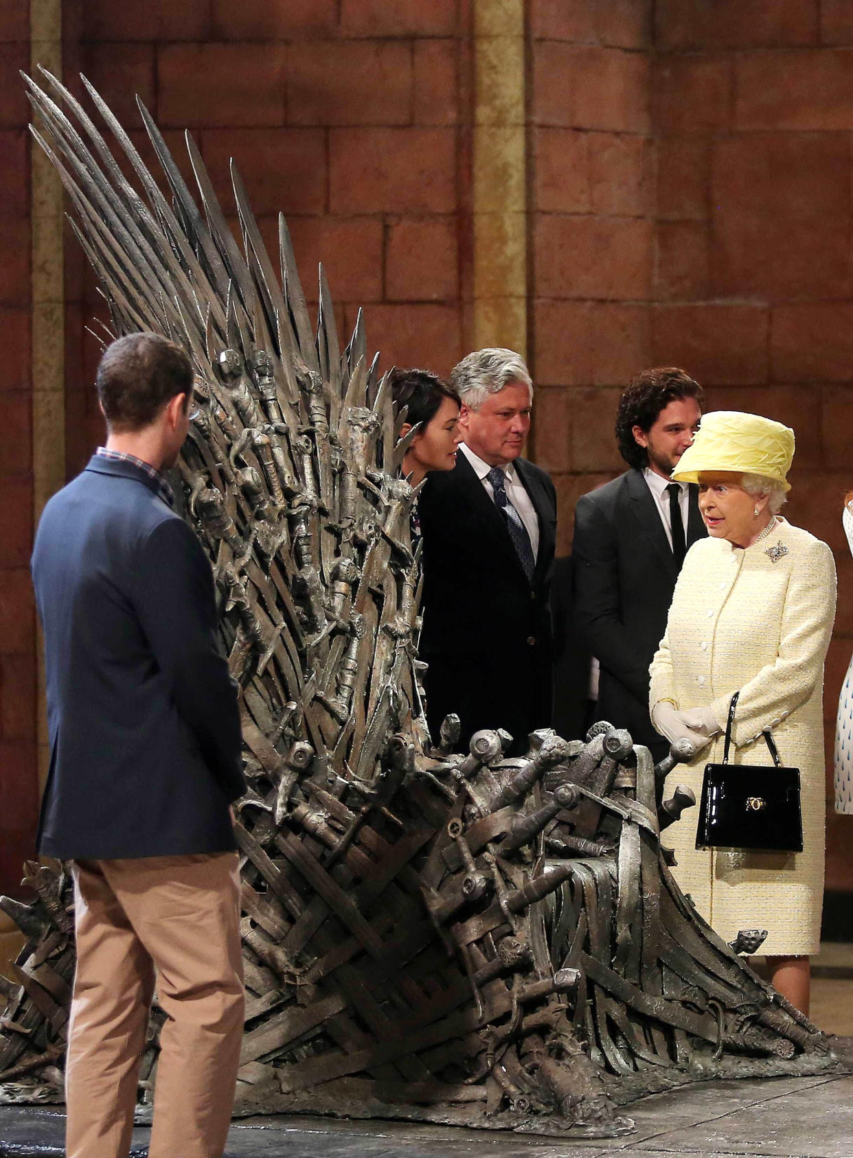 Queen Elizabeth II visits Game of Thrones set (WPA Pool / Getty Images)