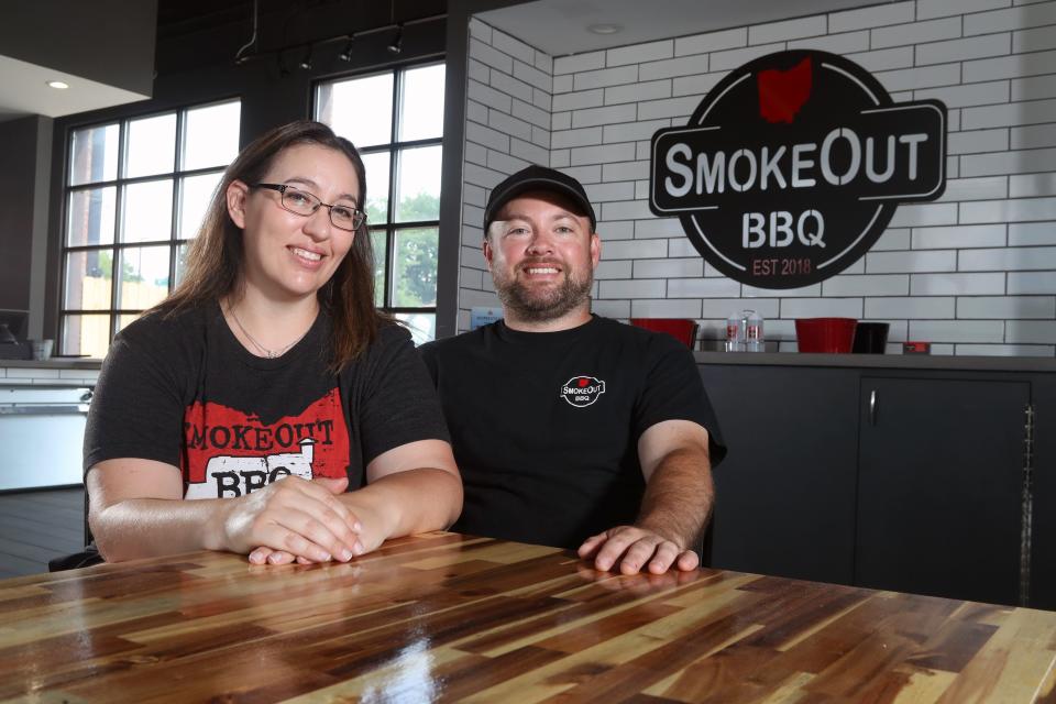 SmokeOut BBQ co-owners Desiree and Derek Johnson opened a brick-and-mortar location after serving smoked meats in a food truck for years.