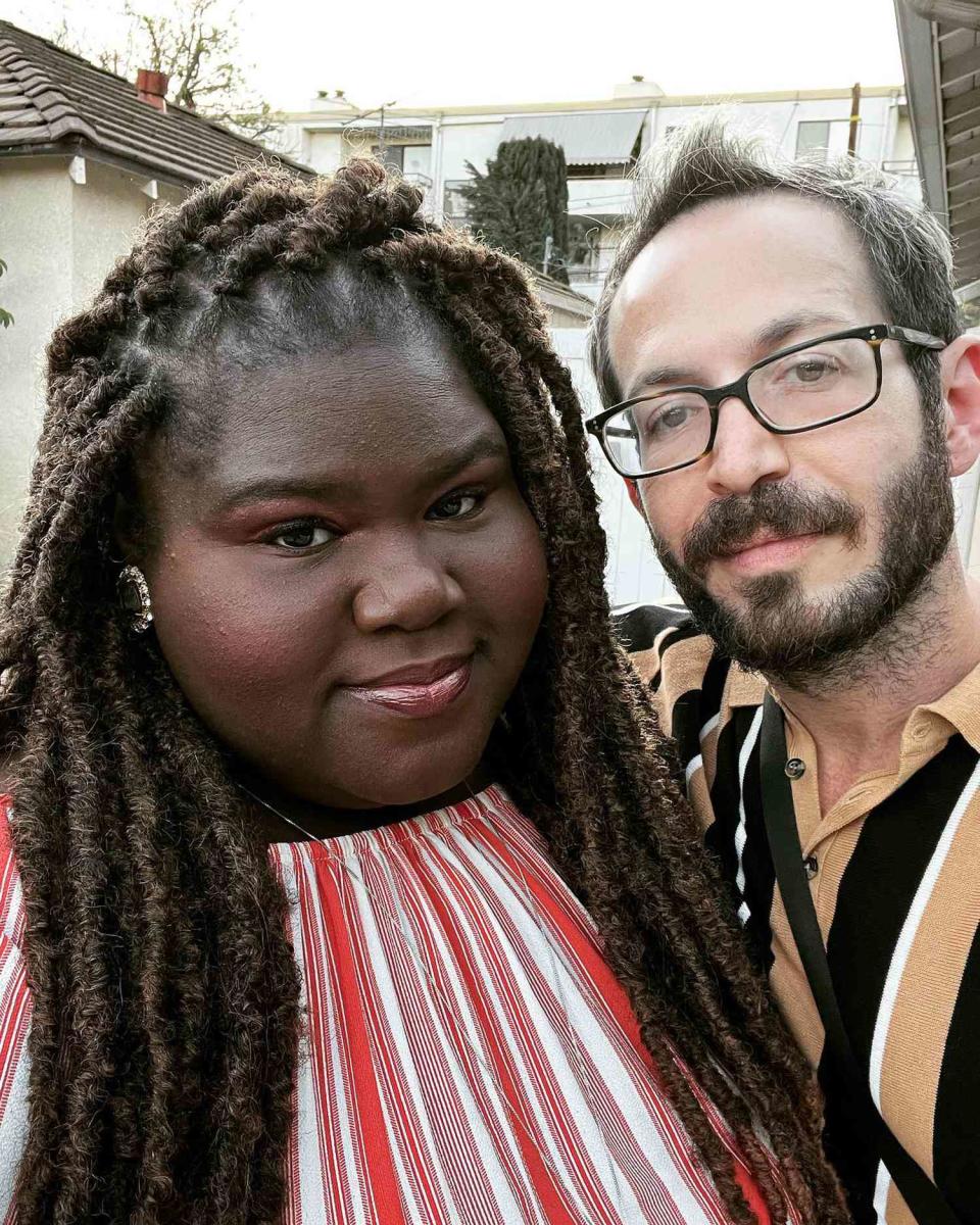 Gabourey Sidibe and Brandon Frankel