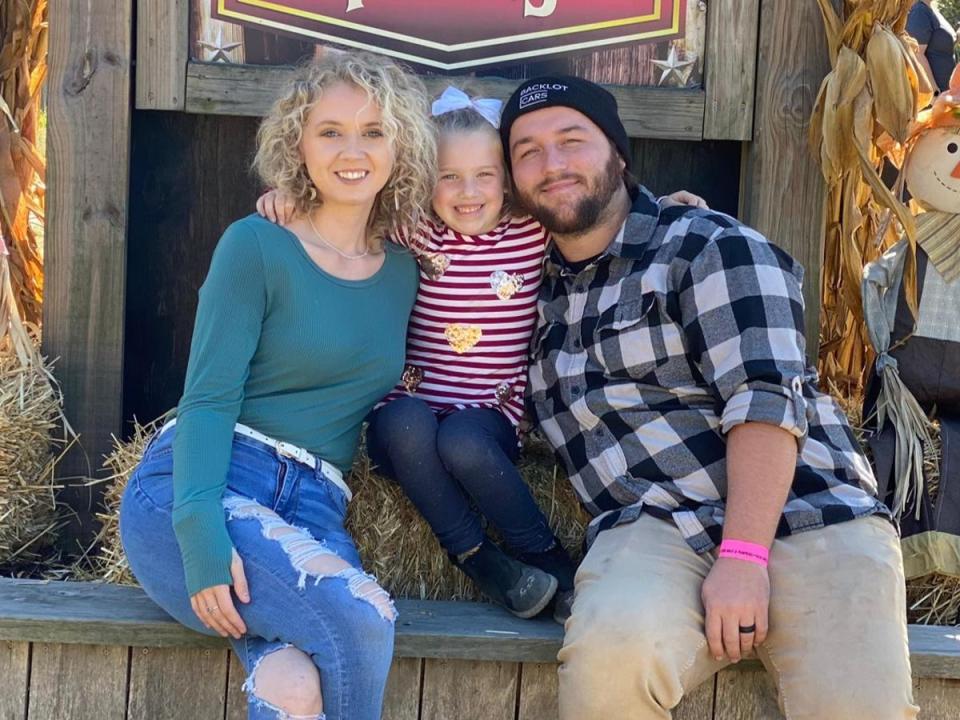 Allie already had a five-year-old daughter and was expecting to introduce her second child with her husband when she learned her baby would not survive (Allie Phillips)
