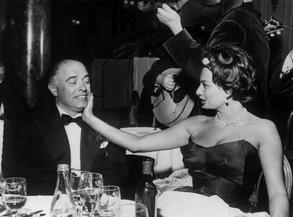 Carlo Ponti and Sophia Loren, 1958