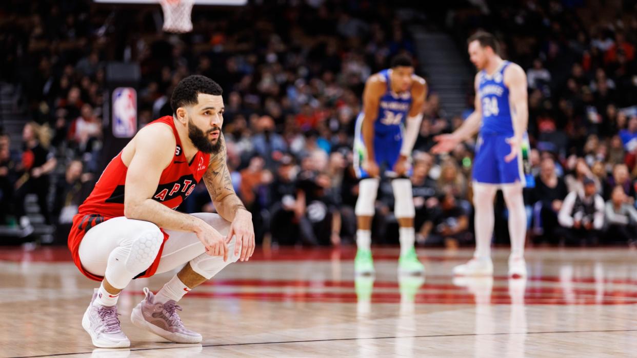 Fred VanVleet was candid about his struggles this season on former NBA player JJ Redick's podcast this week. (Getty Images)