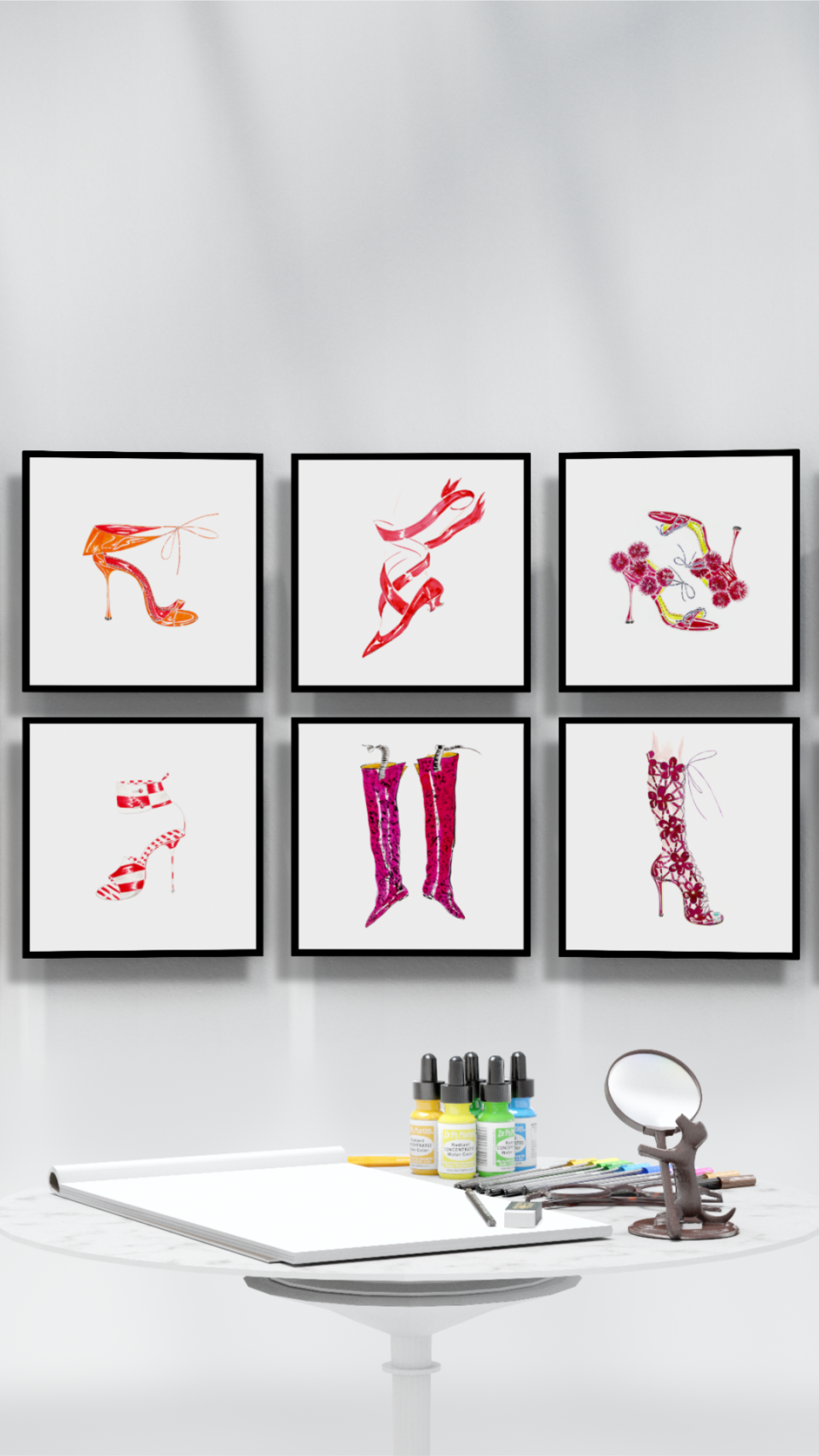 The Palette Room, part of the new Manolo Blahnik digital archive. - Credit: Courtesy image