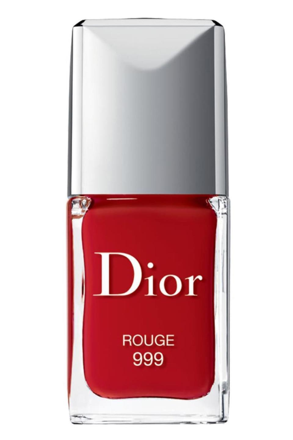 Dior Vernis Gel Shine & Long Wear Nail Lacquer in Rouge 999