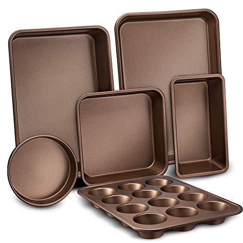 24) 6-Pcs Nonstick Bakeware Set