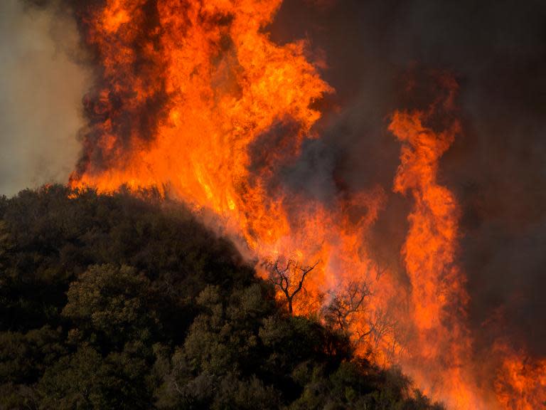 California wildfires: Fears radioactive waste could be caught in destructive blaze