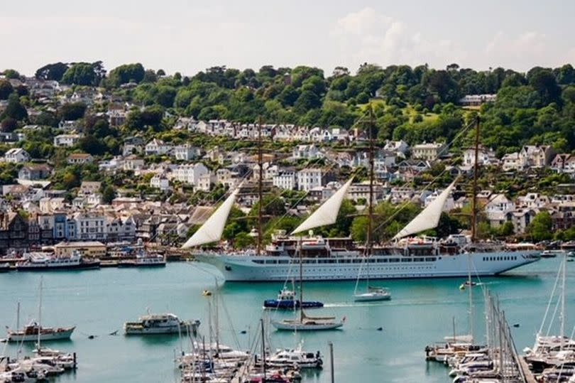 Sea Cloud Spirit in Dartmouth in 2023