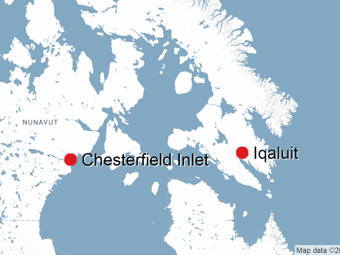 Chesterfield Inlet, Nunavut, a community of about 440 people, sits on the western shores of Hudson Bay. (CBC - image credit)