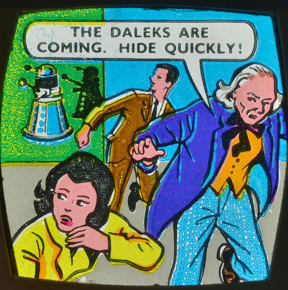 Dr Who & The Daleks strip in the TV Century 21 comic book (1965) - parkerphotography/Alamy