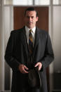 Don Draper (Jon Hamm) in the "Mad Men" Season 6 finale, "In Care Of."