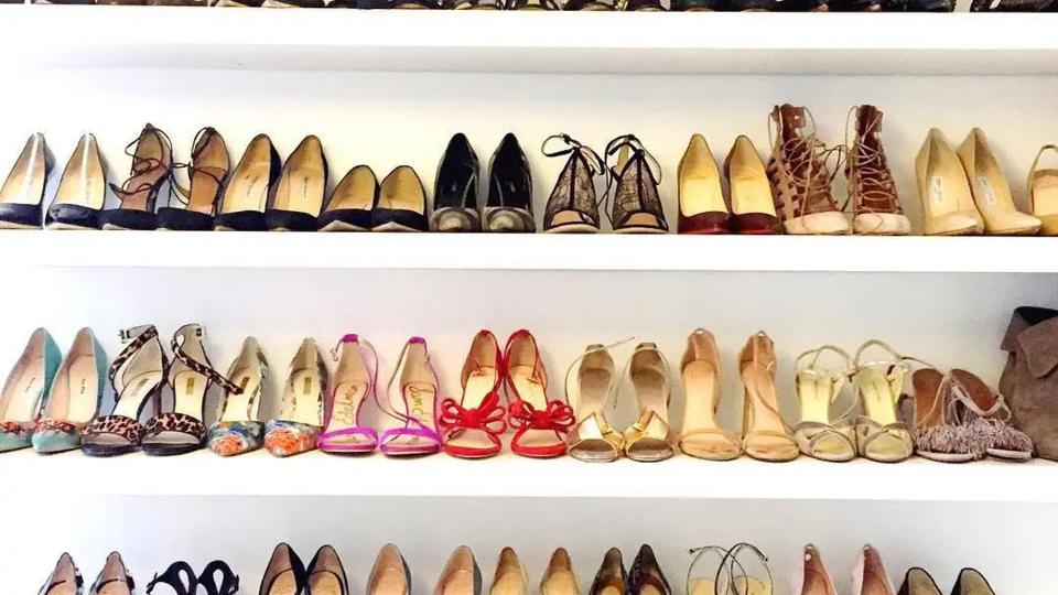 Meghan formerly shared her epic shoe collection on Instagram