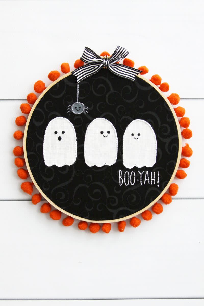 diy halloween wreath cute